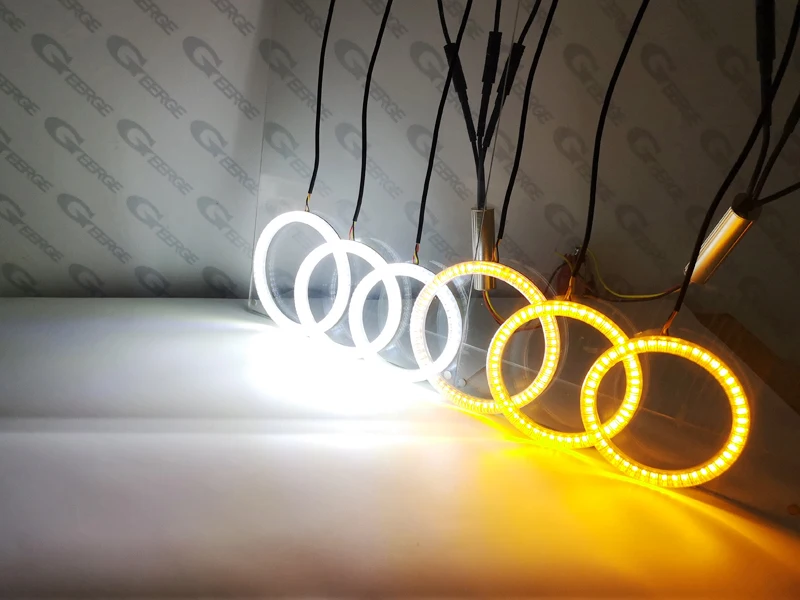 For Alfa Romeo 159 2005 - 2012 Ultra Bright Day Light turn signal light SMD LED Angel Eyes Halo Rings kit Car Accessories | Автомобили и