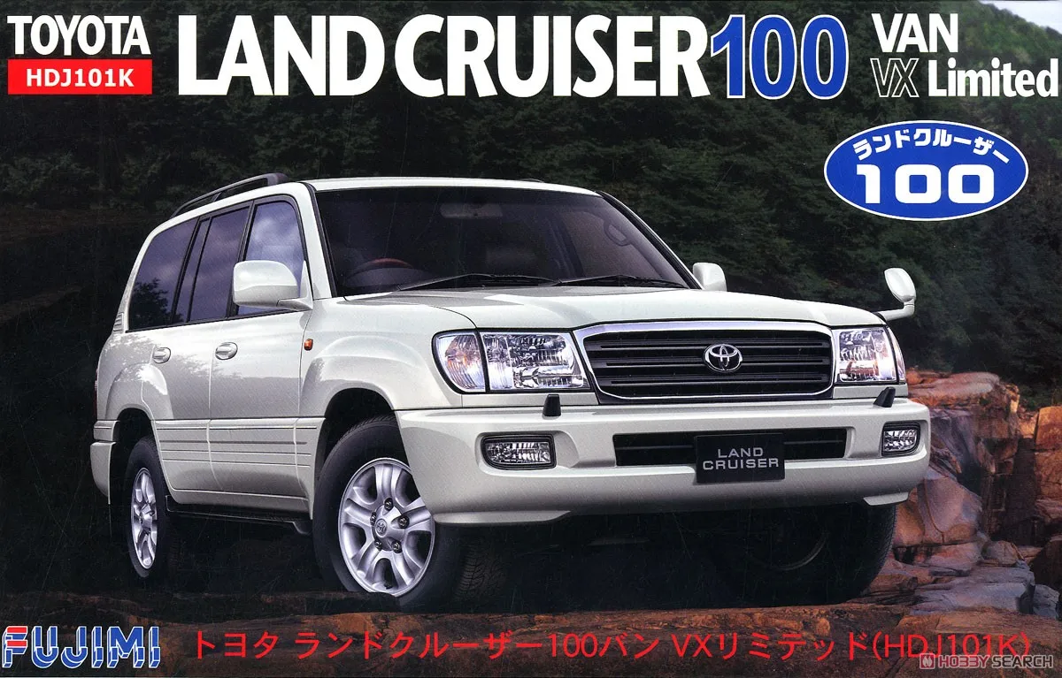 

Fujimi plastic assembly car model 1/24 scale Toyota Land Cruiser 100 LC100 off-road vehicle adult collection DIY assembly 03804