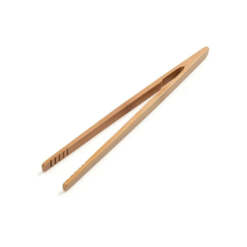 

Bamboo kitchen tongs kitchen gadgets buffet cooking tools heat-proof bread tongs pastry barbecue tongs