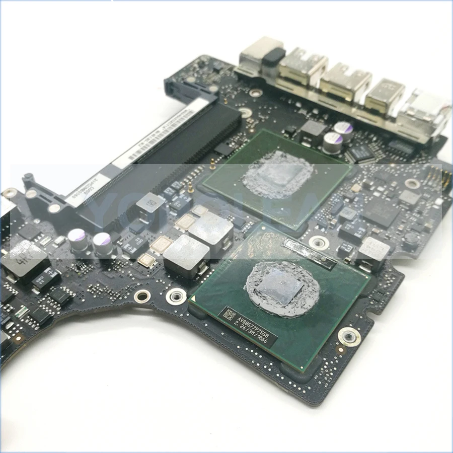 2,26 ГГц "Core 2 Duo" P7550 материнская плата с радиатором для Macbook Unibody 1" A1342 материнская плата Late 2009 820-2567-A