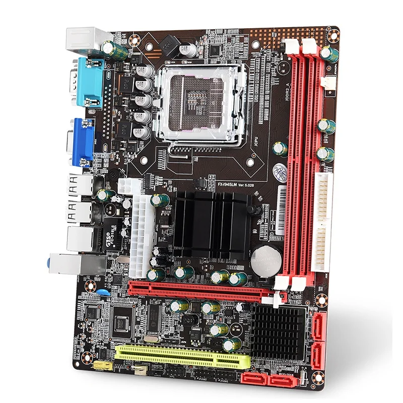 945 настольная материнская плата USB2.0 SATA2.0 DDR2 двухканальная 4G Mermory для LGA 771/775Mzh + SATA