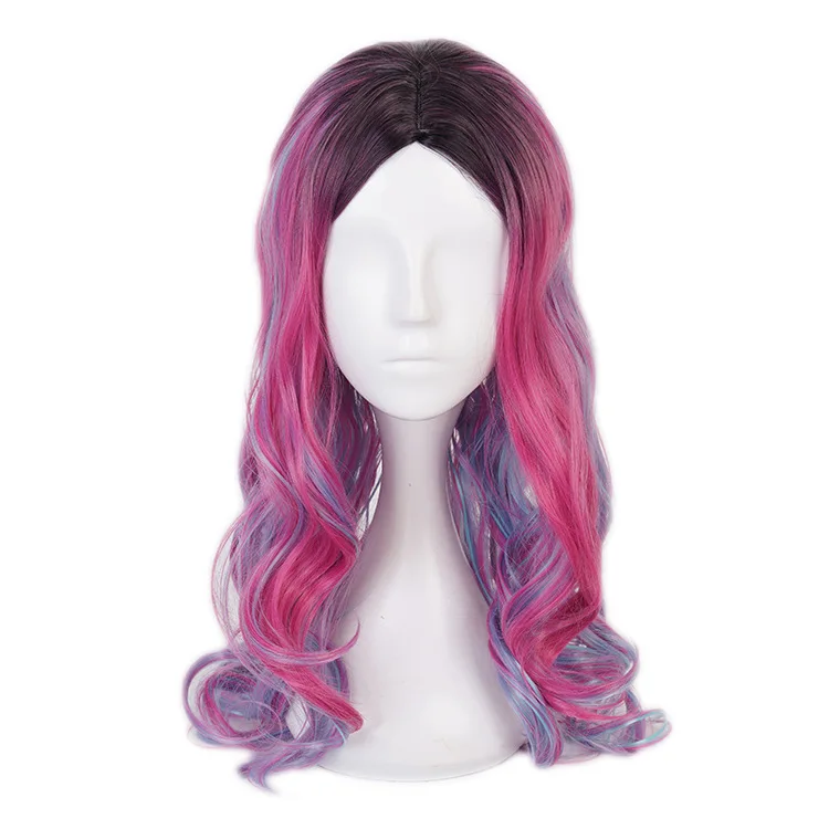 

Cosplay wigCross-border Descendants 3 Women's Wigs Movie Villains Princess Wigs Head Dyed Wigs