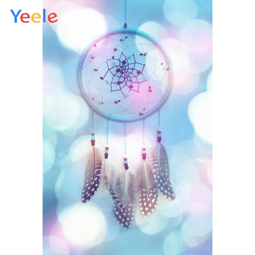 Yeele Декор фотосессия свет бокэ перья колокольчики фотографии фоны