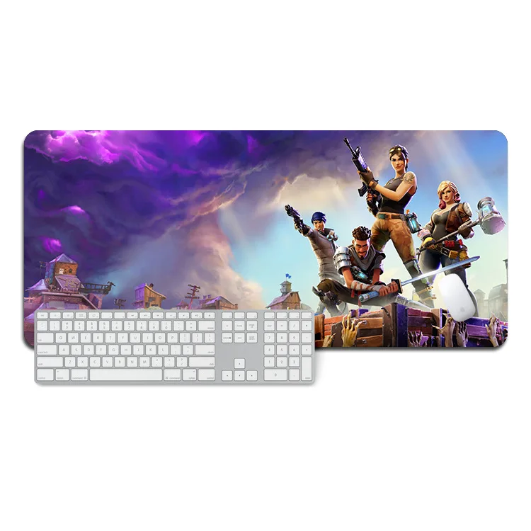 Игровой коврик для клавиатуры Fortnites компьютерная мышь с аниме рисунком большой