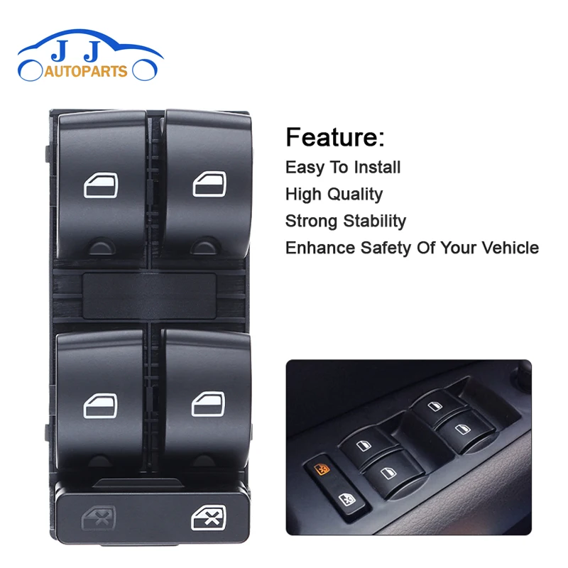 

8E0959851B High Quility Electric Powert Master Window Switch Button For AUDI A4 B6 2003- B7 SEAT Exeo 8E0 959 851 8E0 959 855