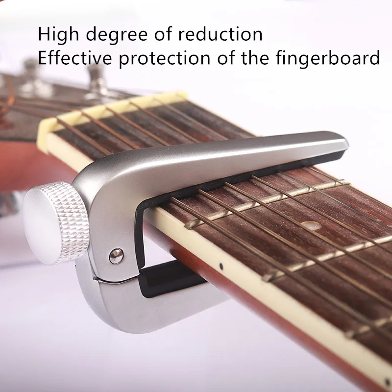 Универсальный металлический каподастр для гитары быстрая замена зажима ключ