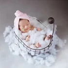 Реквизит для фотосъемки новорожденных железная корзина для душа детская ванночка аксессуары для фотосъемки реквизит для позирования вспомогательный контейнер для дивана