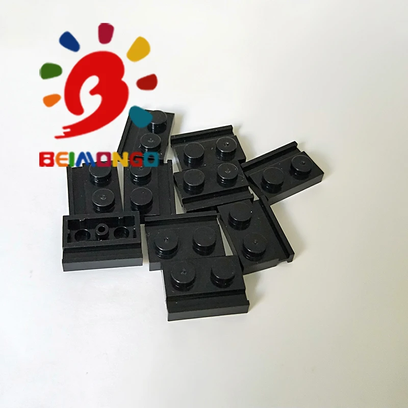 Бесплатная доставка! BEIMONGO строительные блоки плиты с горкой 32028*1x2*50 шт кирпичи