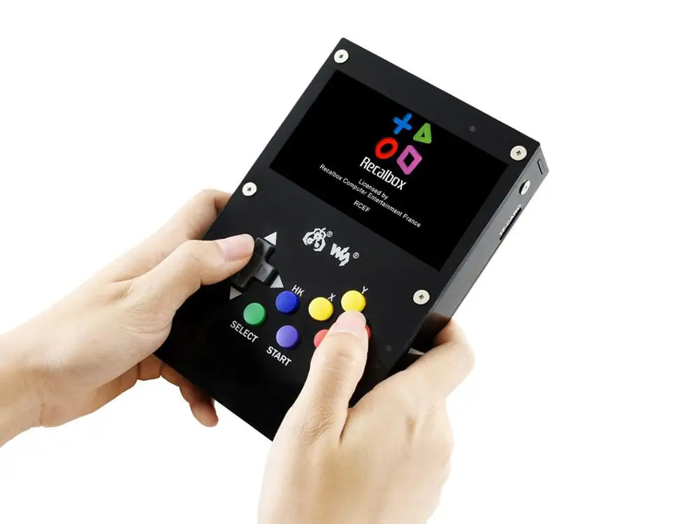 GamePi43 портативная игровая консоль для видеоигр на базе Raspberry Pi 4B 2GB US /EU/UK
