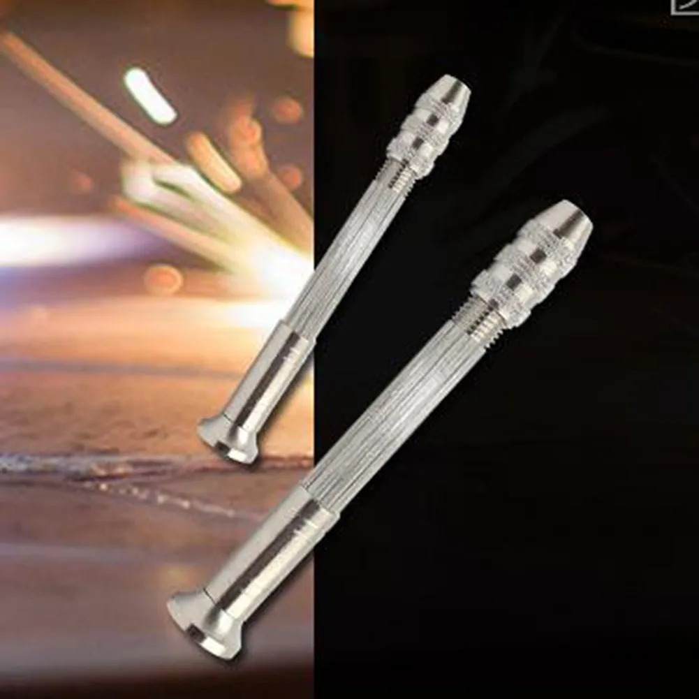 

0.3-3.2mm Aluminum Hand Drill With Keyless Chuck Woodworking Drilling Tools Hand Drill Bits 0.3-3.2mm