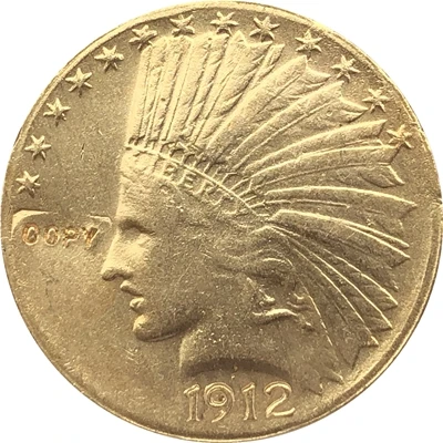 

24-каратное золото с покрытием 1920-S $10 gold Indian Half монета с изображением орла Copy