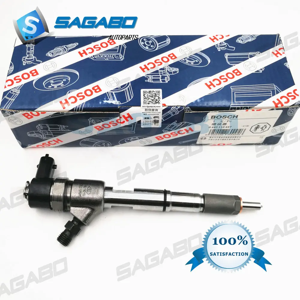 

4 PCS genuine brand new injector 0445110447 fuel common rail injector