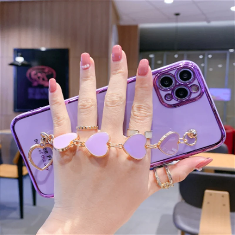 Чехол для телефона Xiaomi Redmi Note 9 Pro Max 9T 9S мягкий однотонный чехол с браслетом Love 10S 10 |
