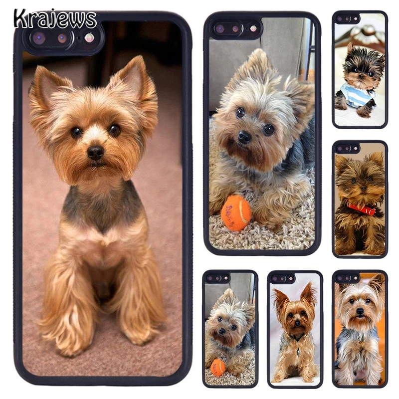 Чехол для телефона krajew Yorkie щенок Йоркширский терьер iPhone 5 6 S 7 8 Plus 11 12 Pro X XR XS Max Samsung