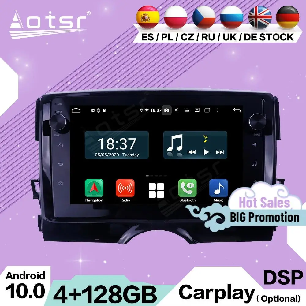 

128G Carplay мультимедийный Android для Toyota Reiz Mark X 2011 2012 2013 2014 2015 2016-2019 GPS Navi автомобильный радиоприемник, головное устройство