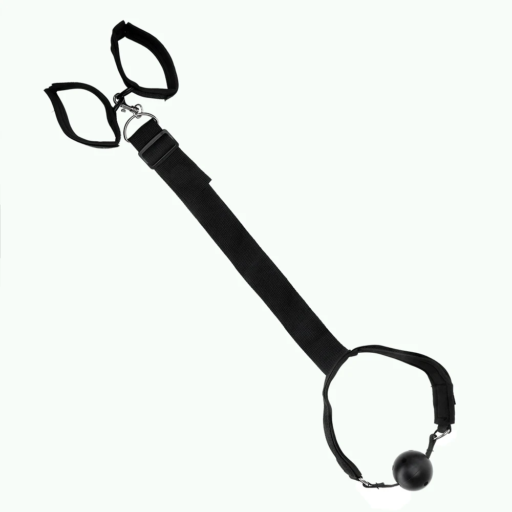 Ватин для пероральной фиксации рта фаршированные ручными манжетами кляп