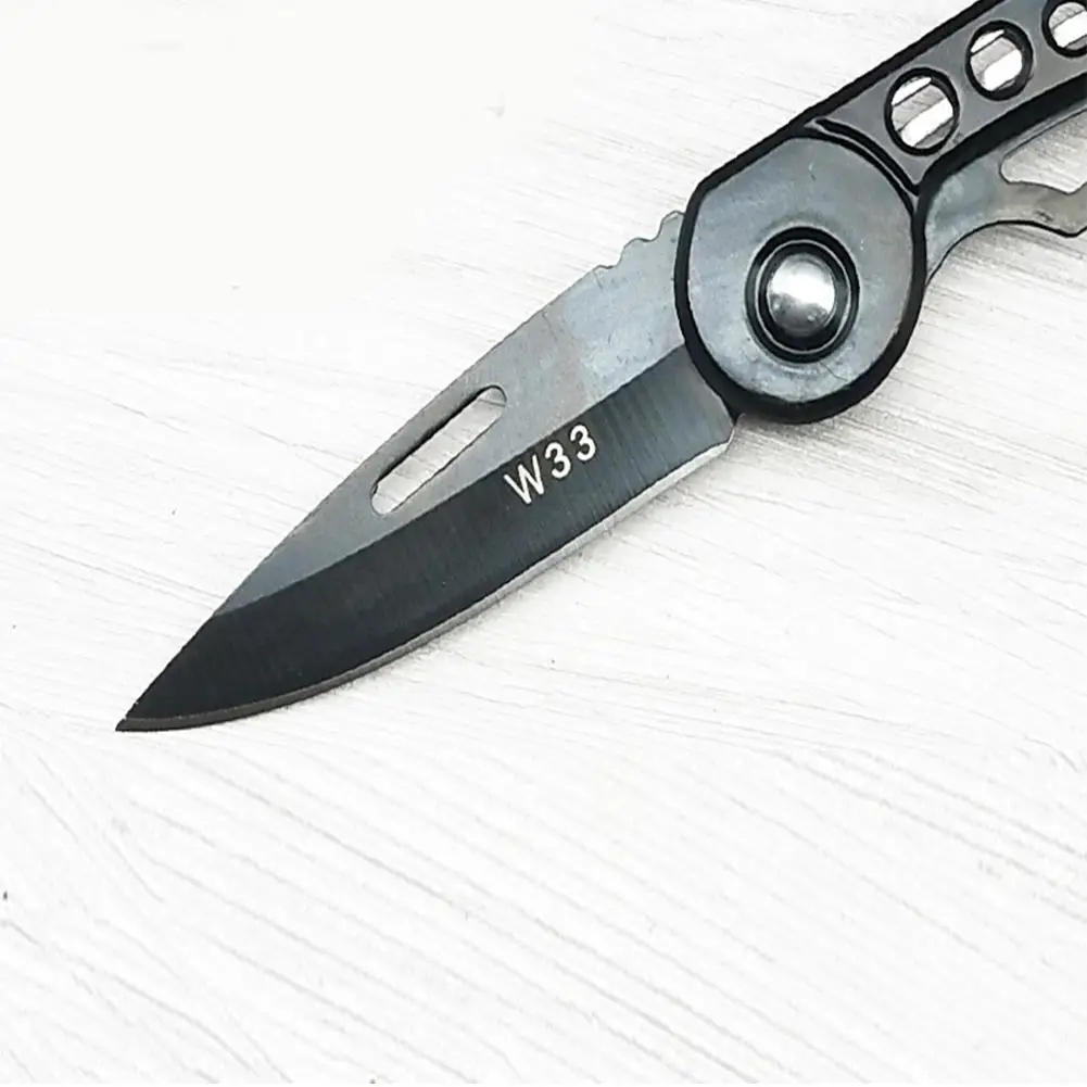 Мини стальной складной походный нож для выживания Многофункциональный Открытый