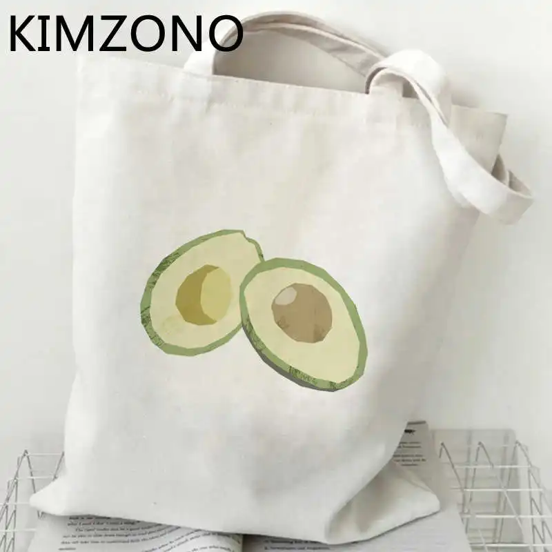 

Avocado shopping bag bolso grocery bolsas de tela tote bag bolsas ecologicas shoping foldable bolsas reutilizables sac tissu