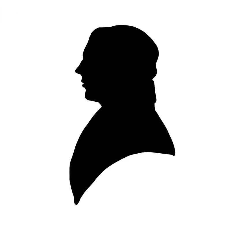 

W-0676 Creativity Era Man Silhouette Personality Stickers PVC Hot Selling Auto Window Bumper Decals Can Be Customized Color/size
