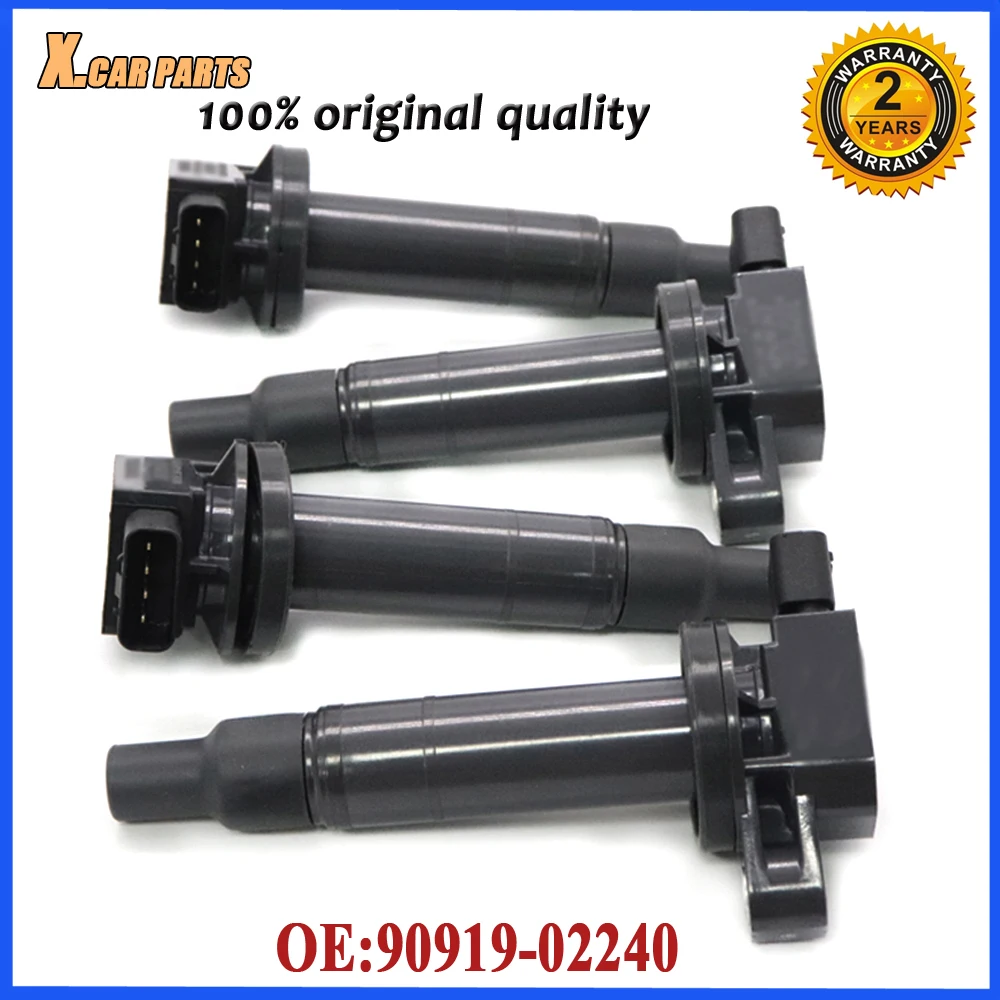 Катушка зажигания 90919-02240 подходит для Toyota Yaris Prius Echo Scion xA xB 1 5 л 90919 02240 90919-02265 9091902240 |