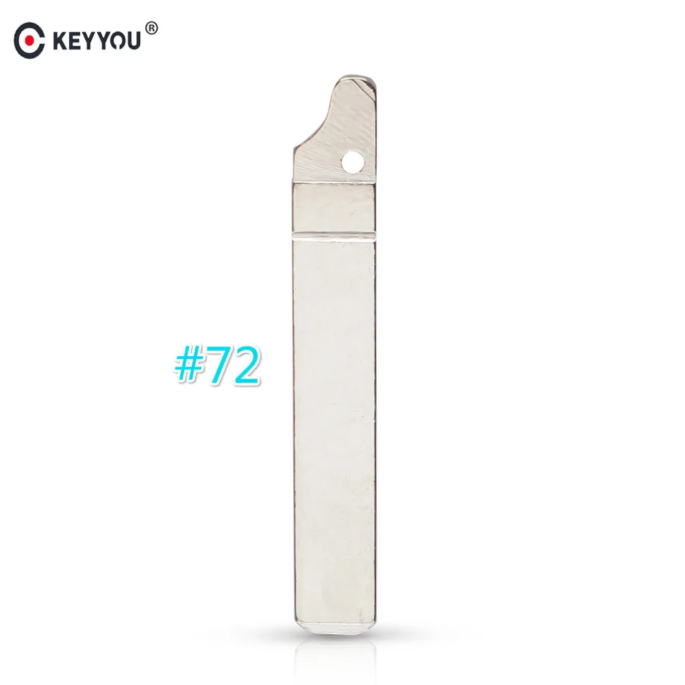 KEYYOU металлическая заготовка необработанная застежка модель модели № 72 для Citroen