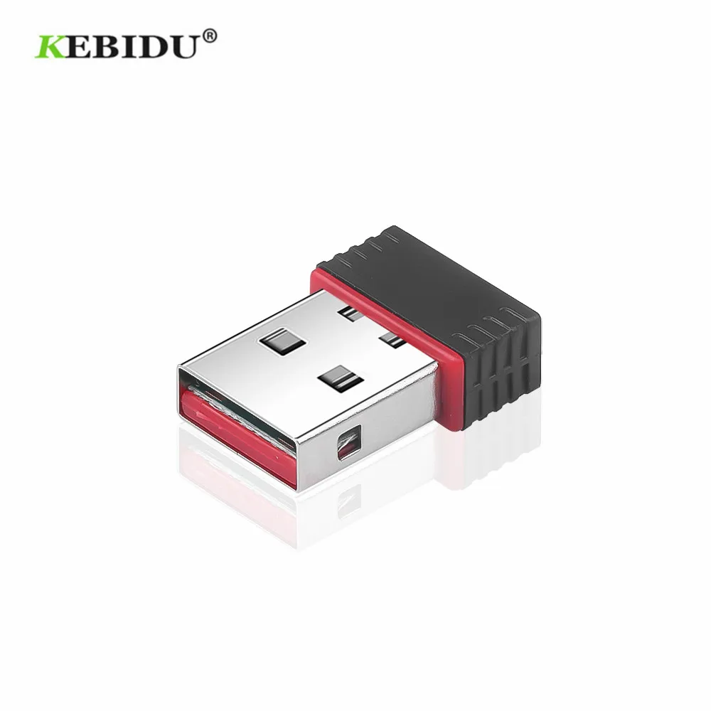 KEBIDU Ralink RT5370 150Mbps USB 2.0 WiFi Adapter Wireless Network Networking Card 802.11 b/g/n 2.4GHz LAN High Quality | Компьютеры и