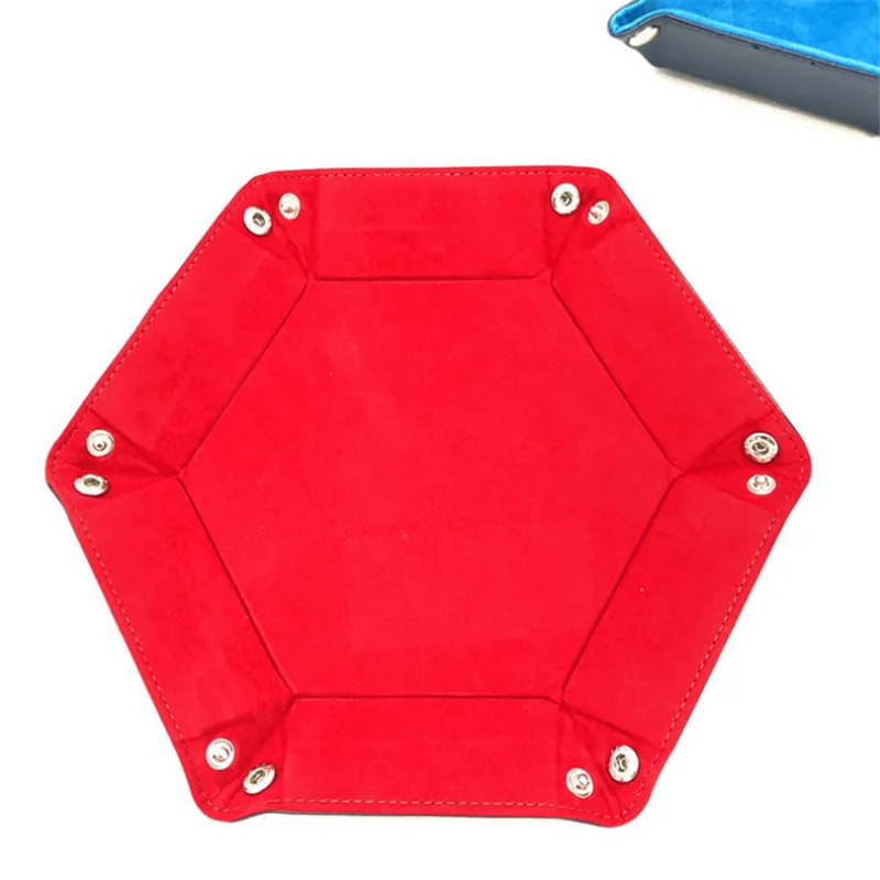 Ящик для костей складной шестигранный бархатный 6 цветов | Спорт и развлечения