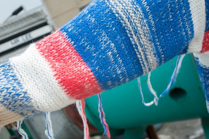 Женская осенне-зимняя элегантная одежда с цветными блоками свитер милым