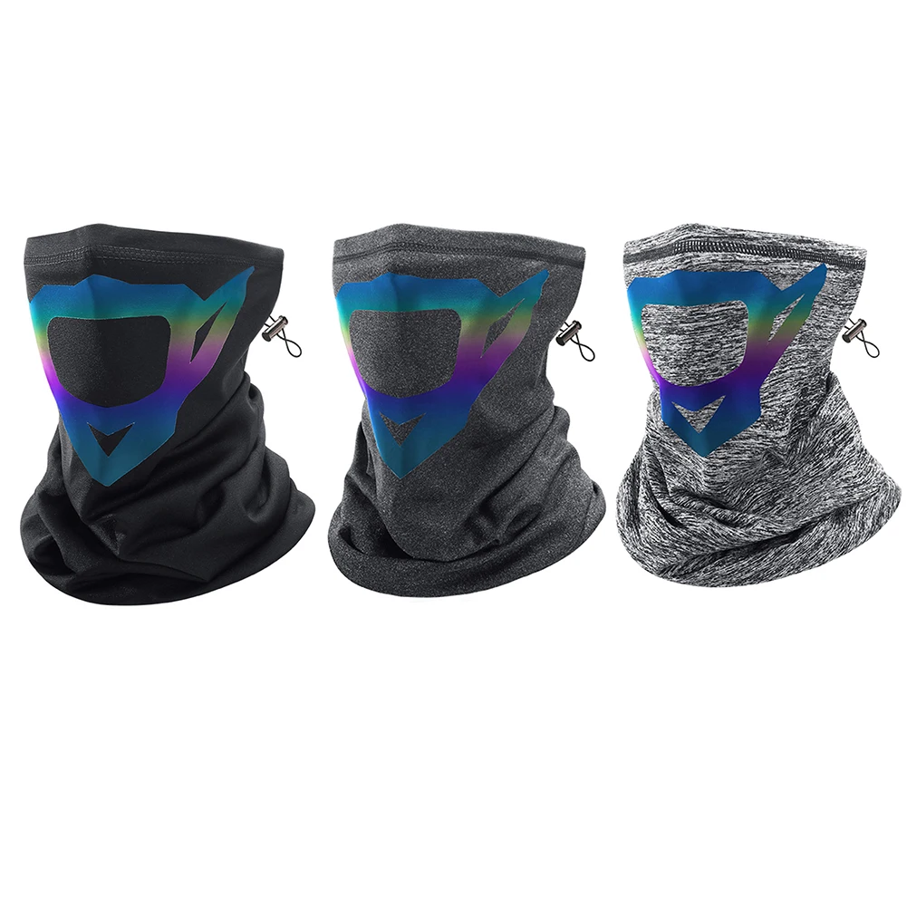 

Winter Warm Fleece Mask Neck Cover Skiing Reflective Thermal Headscarf for Men Cycling Skiing Coldproof Headgear