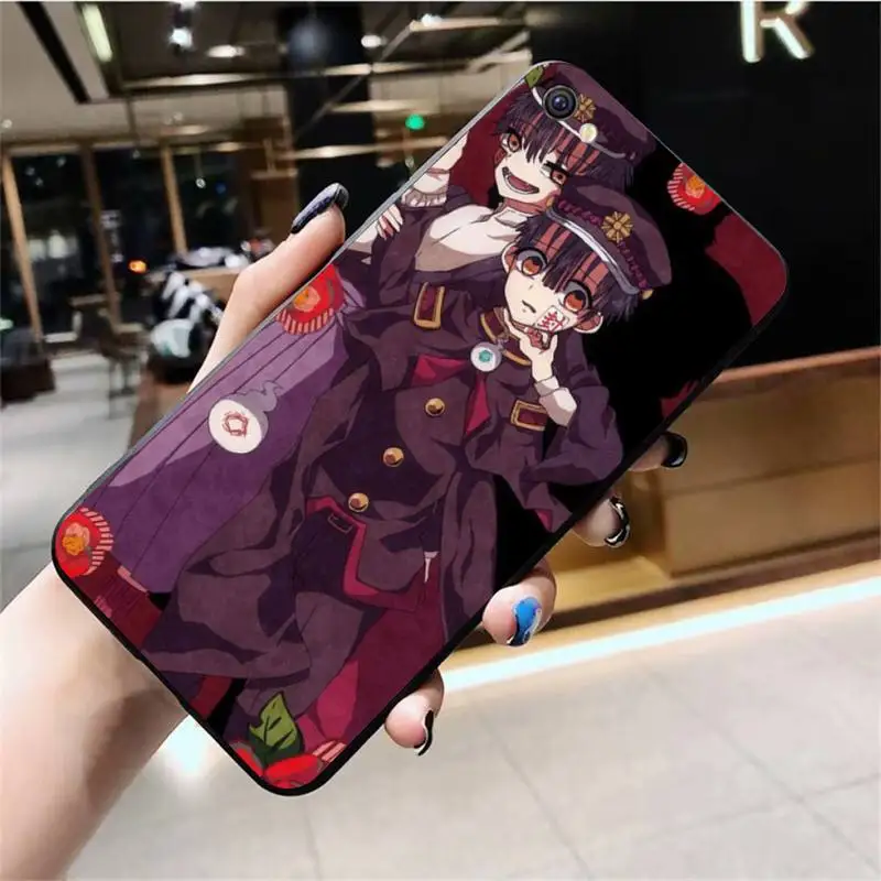 Аниме Чехол Hanako-kun для унитаза черный мягкий чехол телефона Vivo Y91c Y17 Y51 Y67 Y55 Y93 Y81S Y19