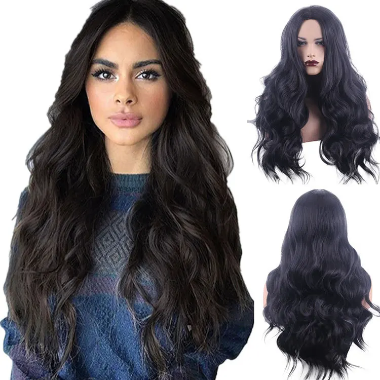 Машинное изготовление синтетических париков AIMISI женские крупные волнистые