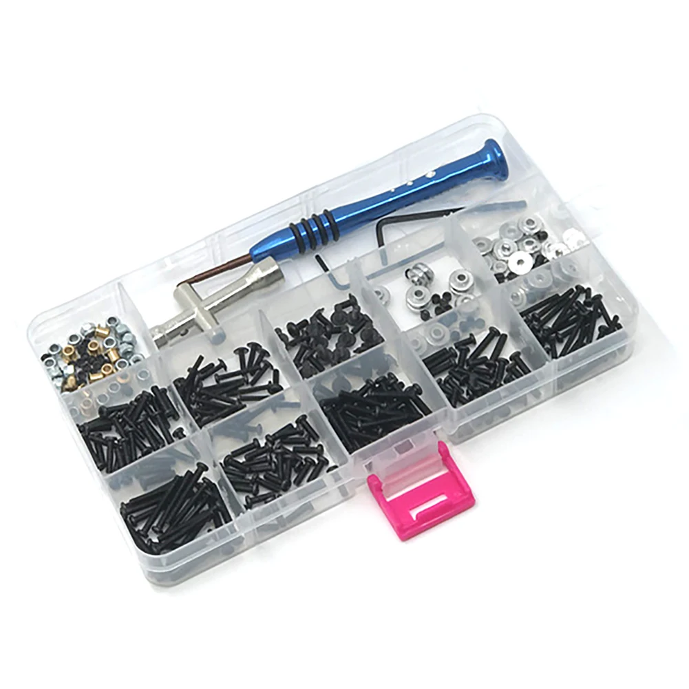 

Repair Supplies RC Car Tools Kit Cross Screwdriver Accessories Flat Head Screws Toys With Box Hex Wrench For WPL Mangniu 1:12