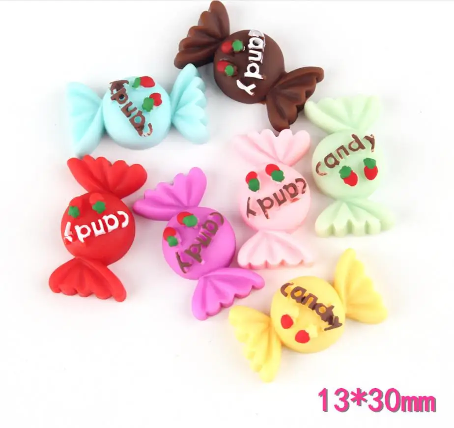 Каваи милый мед конфеты Молоко резиновые кабошоны из Смолы Миниатюрная еда DIY