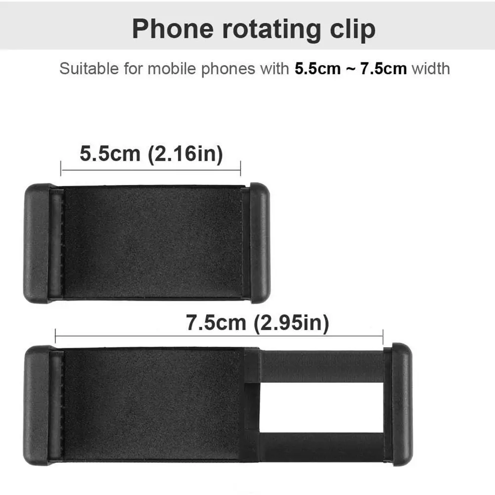 

Guitar Head Clip Mobile Phone Holder Live Broadcast Clip Clip Phone Mobile Bracket Stand Tripod Head Accessories Phone Mobi D5S8