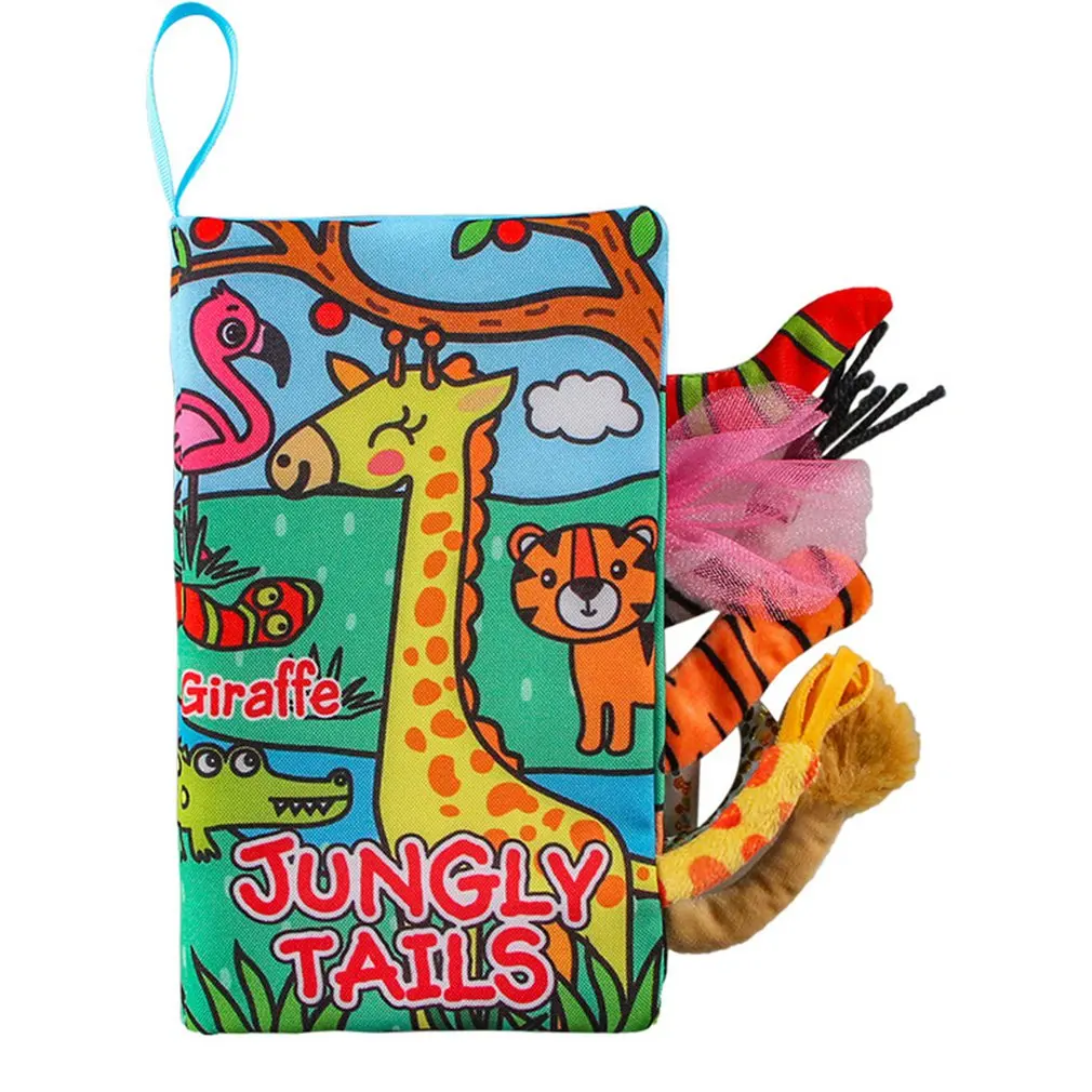 

Книга для младенцев для новорожденных, детские игрушки, развивающая Мягкая книга, мягкие игрушки для младенцев, игрушки Монтессори для дете...