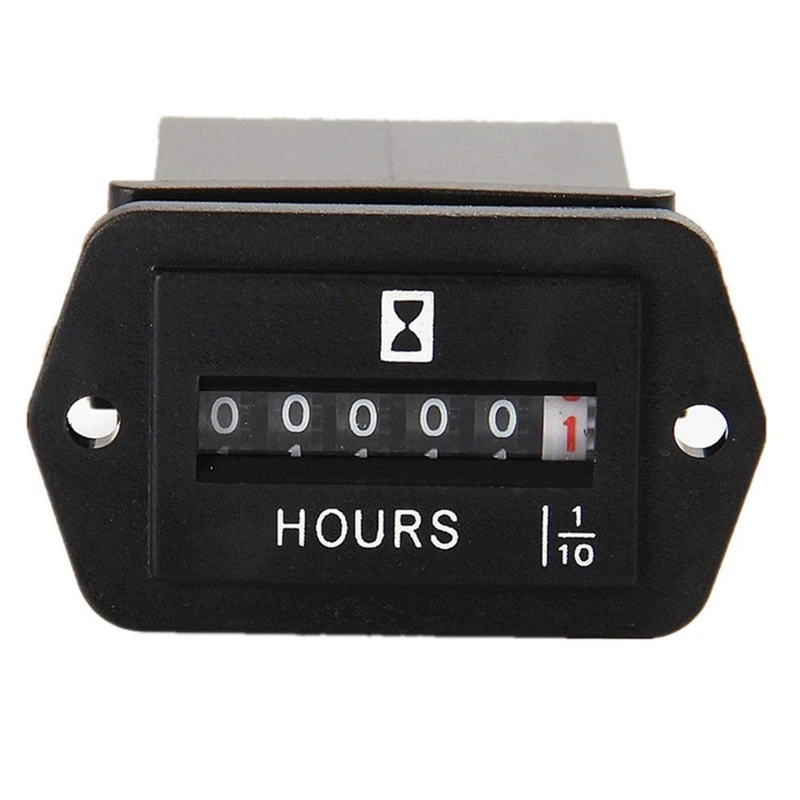 

DC 6-80V Mechanical Hour Meter - Hourmeter For Engine Generator Boat Automobiles Motorcross Motor Truck Tractor