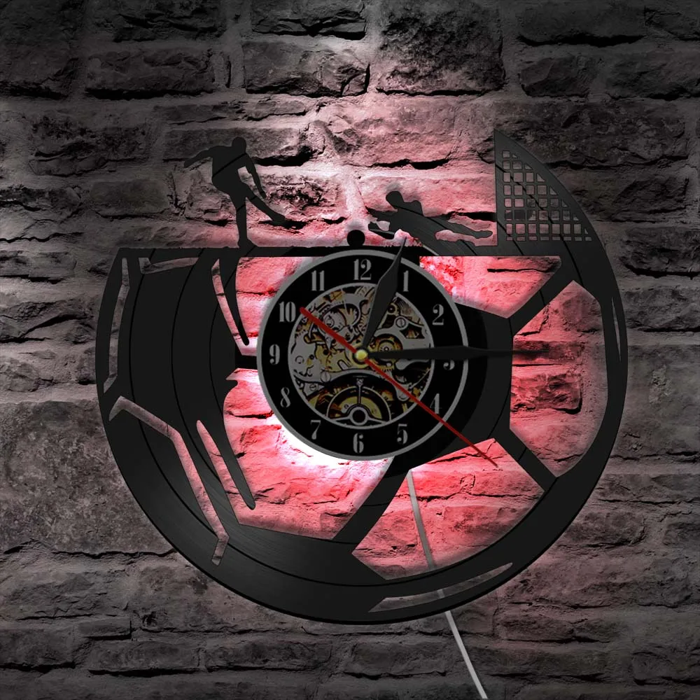 Висячие Часы для футбола спортивные тематические часы декоративные винтажные