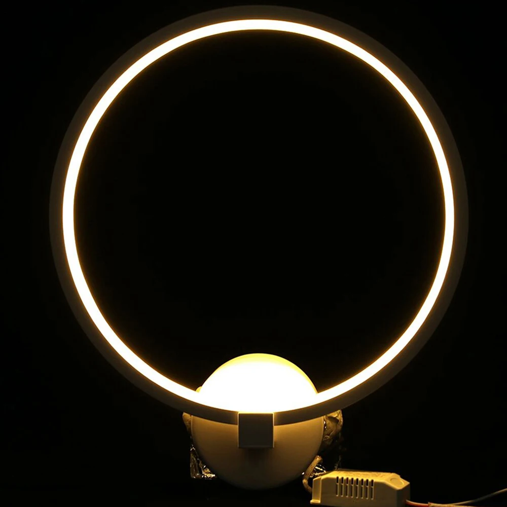 

Newest Wall Lamp Fixing Device Indoor Round Wall LED Lamp Decorative Lighting Modern Bedside Corridor Living Room wall light