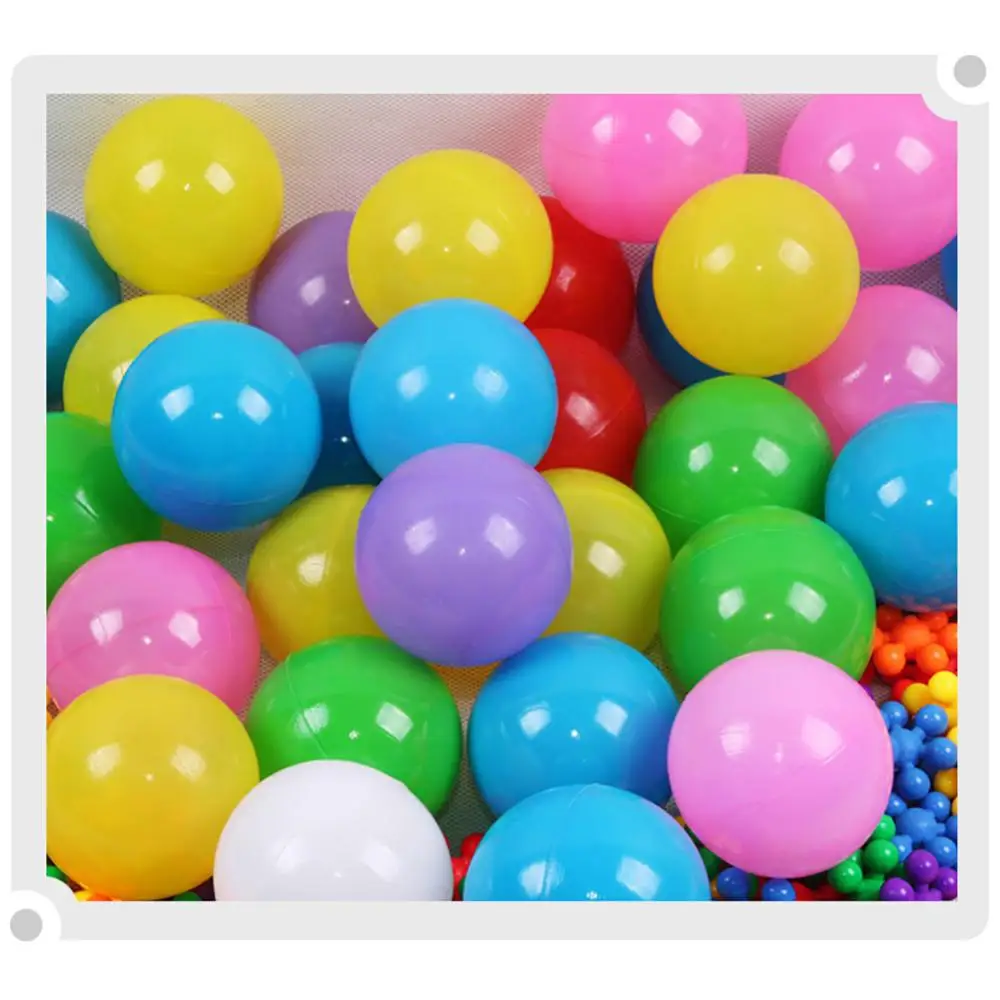 100Pcs Colorful Soft Water Pool Ocean Wave Ball Outdoor Fun Sports Baby Toy Eco-Friendly Stress Air Balls Funny Toys | Игрушки и хобби