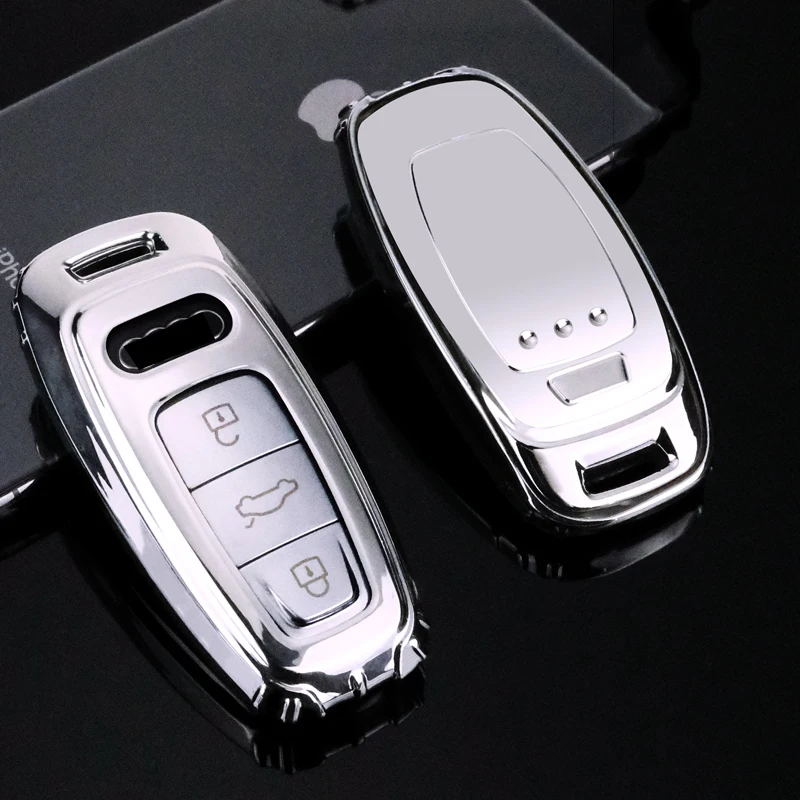 Чехол для автомобильного ключа из ТПУ AUDI A6 A7 A6L A8L чехол аксессуары стильный