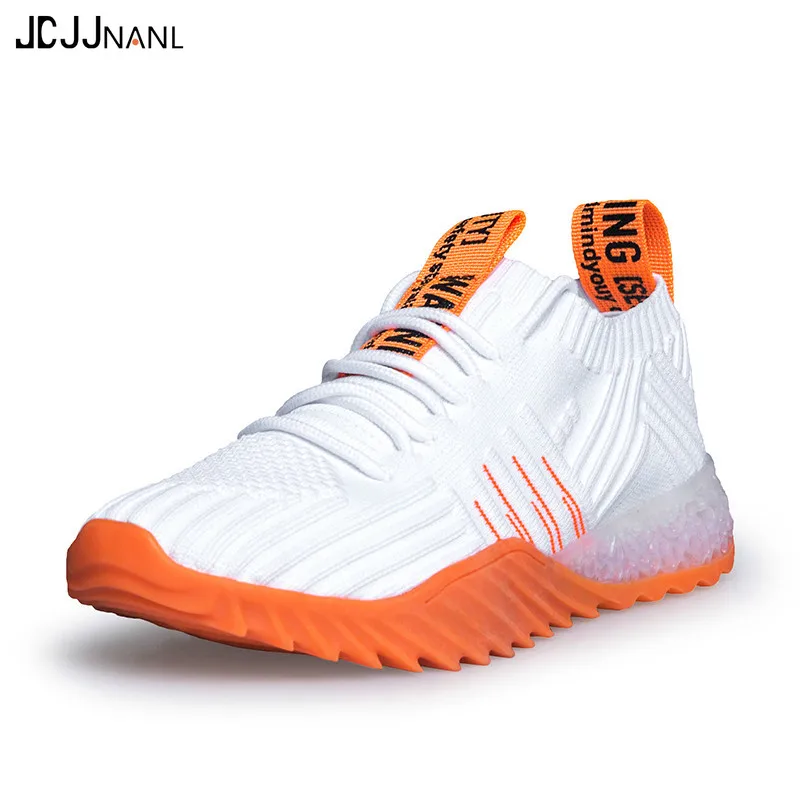 Пары кроссовки оранжевый светильник зеленый Фитнес женская обувь Демисезонный