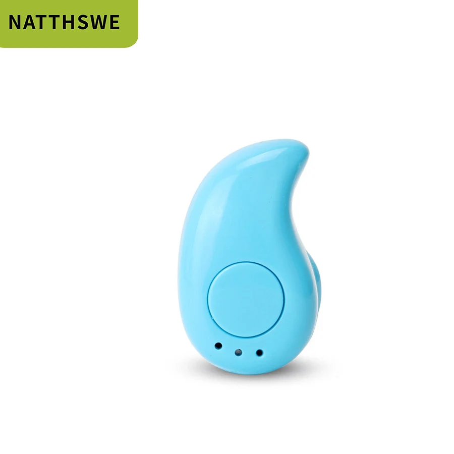 NATTHSWE мини беспроводные Bluetooth наушники вкладыши Спорт с микрофоном гарнитура для