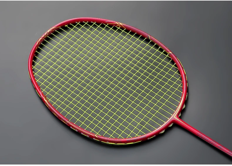 Супер светильник 8U 62-67 г Профессиональная полностью углеродная ракетка для бадминтона ультра светильник Raquette 22-30 фунтов Z-speed Force Free String Bag