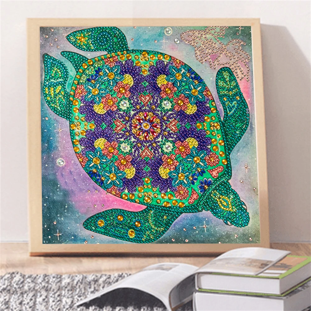 

Cusack DIY Sea Turtle Fish Diamond Painting for Room Wall Decoration 30 x 30 cm