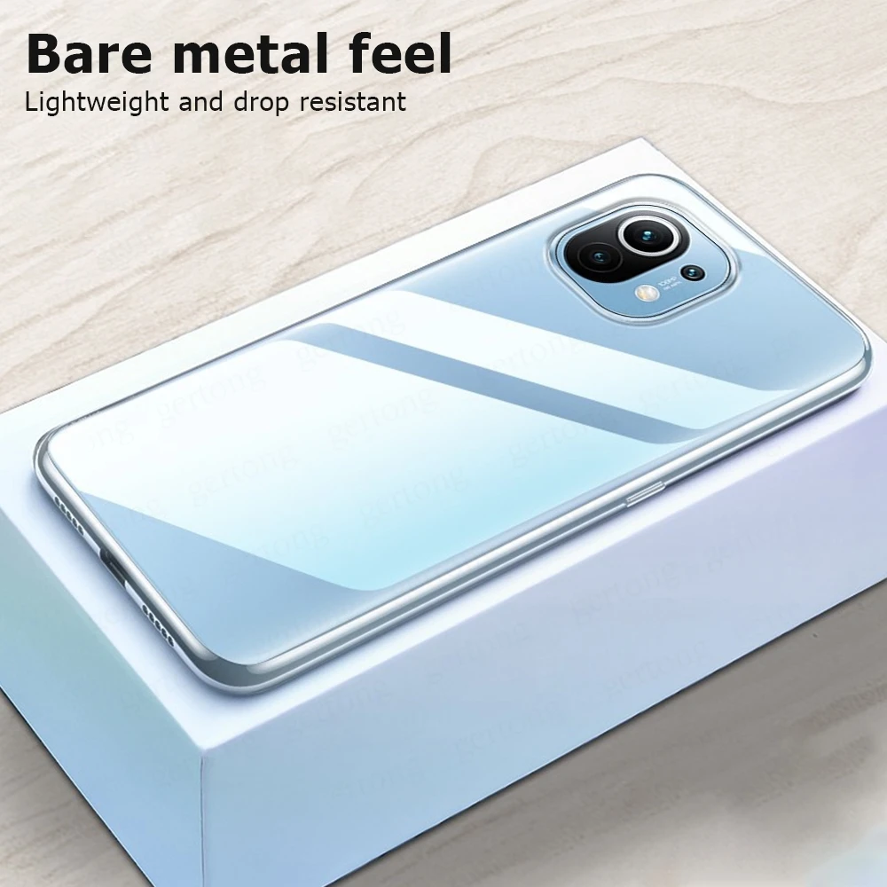 

Shockproof Soft Case For Xiaomi Mi 11 Ultra Mi 11 Lite Cover Clear Silicone Cover For Xiaomi Poco X3 Pro F3 M3 Phone Case Capa