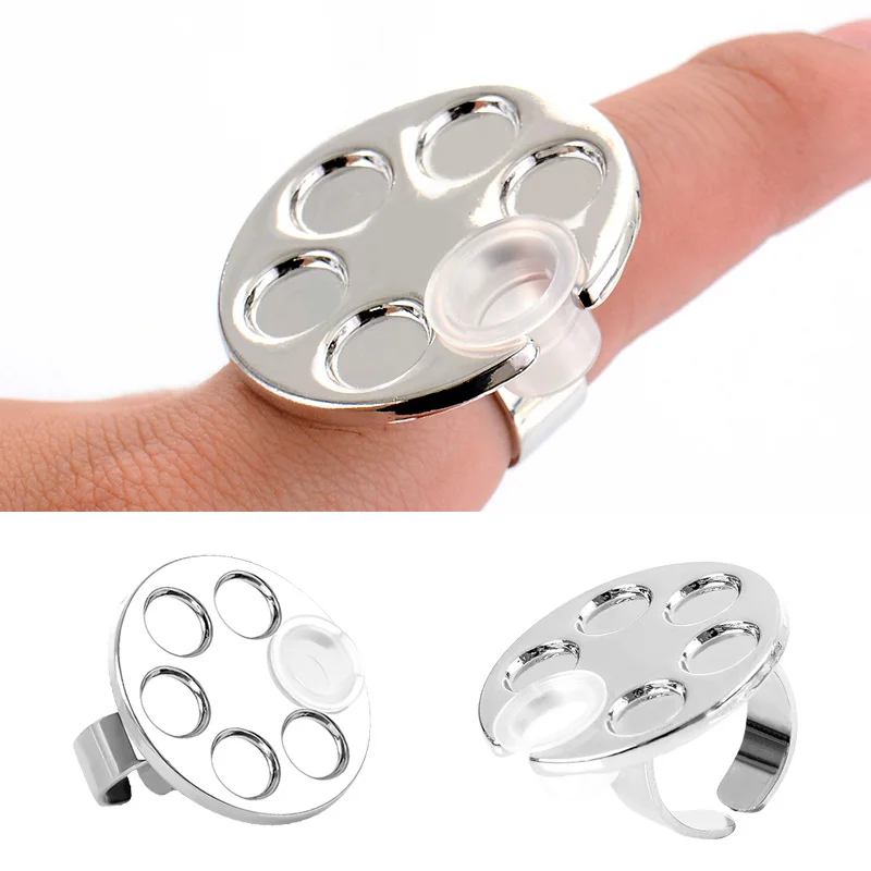 RBAN 1 шт. кольцо с палитрой для нейл арта витрина палитра сделай сам Гель лак