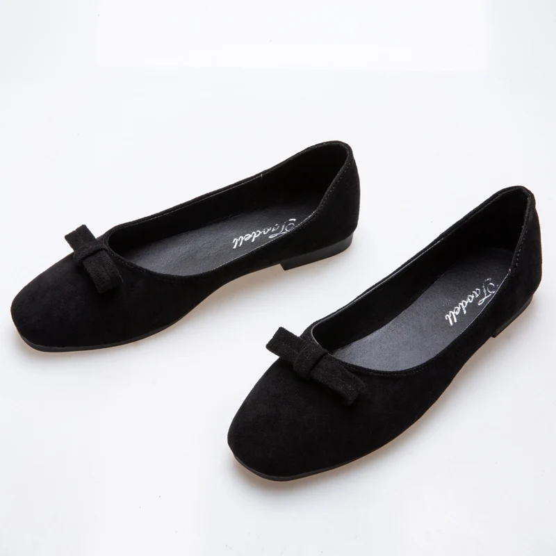 Элегантная простая Стильная однотонная удобная модная женская обувь на плоской