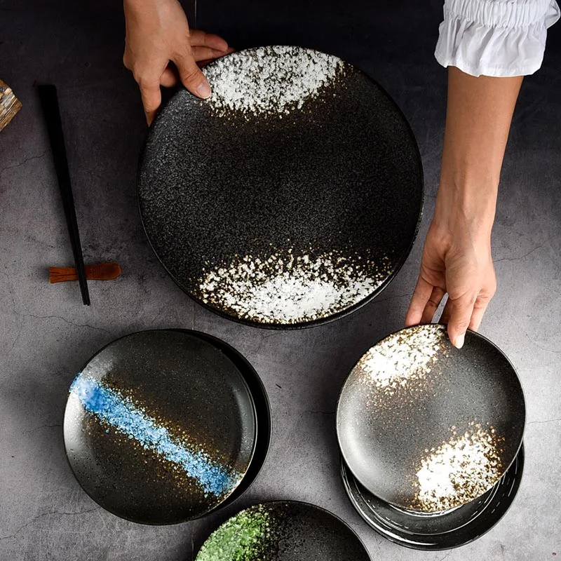 Тарелки круглые керамические для суши 6/7/8/9 дюйма | Дом и сад