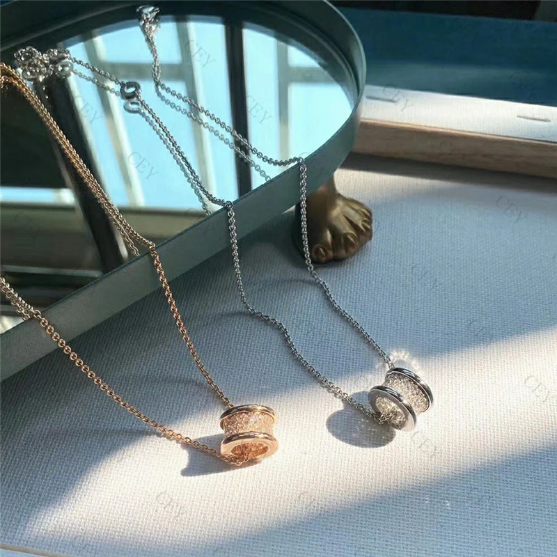 

S925 Sterling Silver Ring Gypsophila Necklace Low Luxury Retro Temperament Pendant Valentine's Day Holiday Gift For Girlfriend