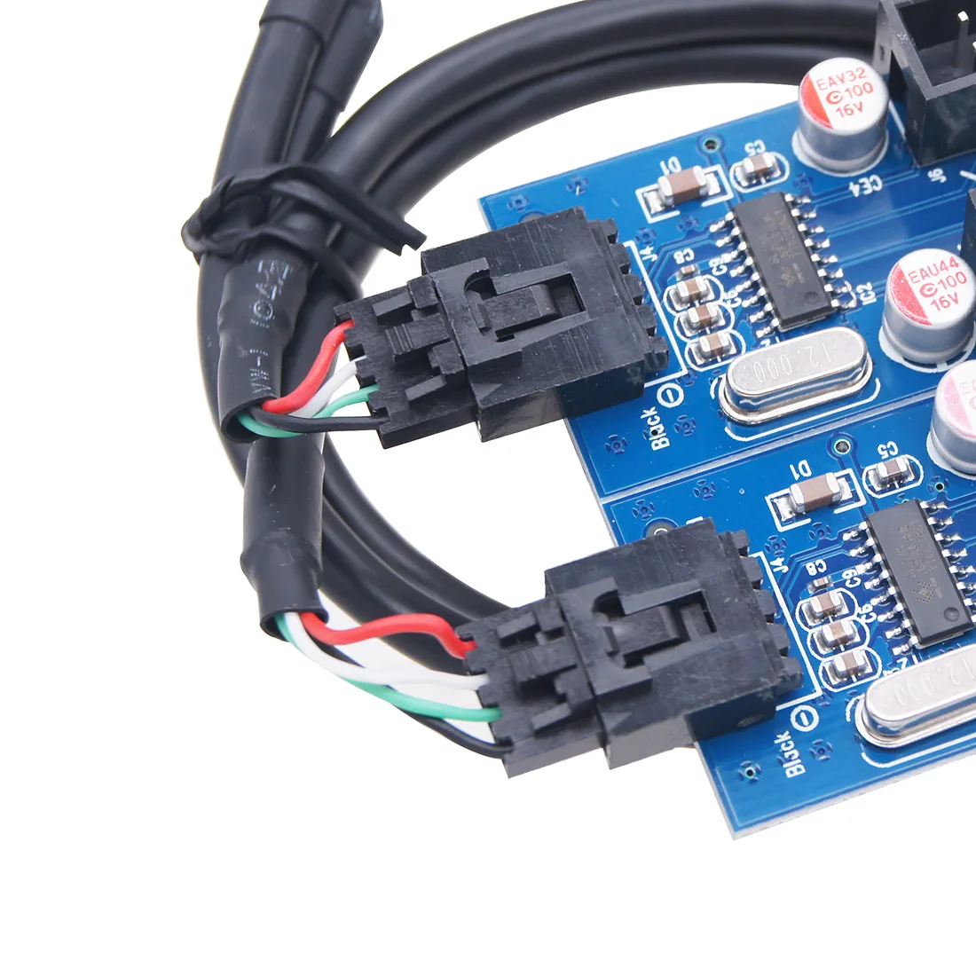 Upgrade 9Pin usb-разветвитель 1 до 2/4 Женский удлинитель разветвитель Кабель 9-контактный